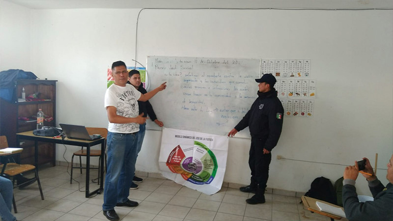 En curso cinco capacitaciones de formación continua para policías