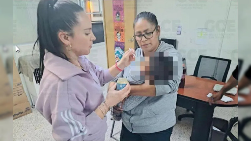 Bebé es abandonado por sus padres en Villa de Pozos SLP lo encargaron