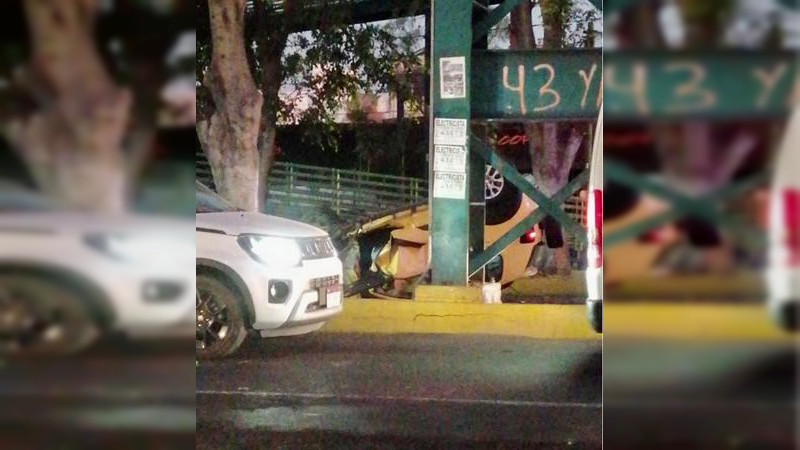 Se Registra Aparatoso Accidente En Morelia Michoac N No Se Reportan