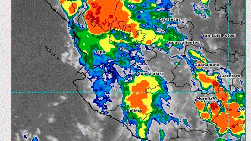 Esta noche se prevén chubascos con lluvias puntuales fuertes en algunos