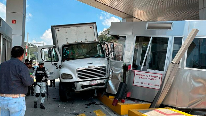 Se Registra Accidente En La Caseta De La Marquesa En La Cdmx