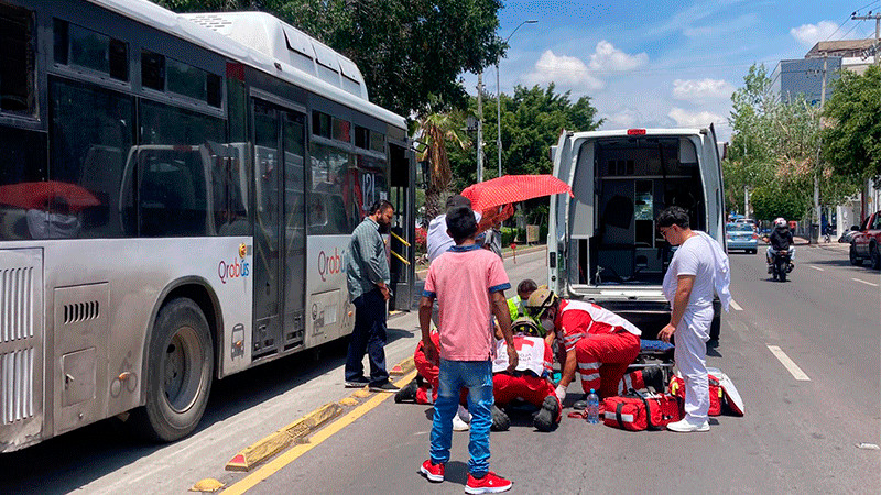 Qrobus Atropella A Una Mujer En Avenida Constituyentes