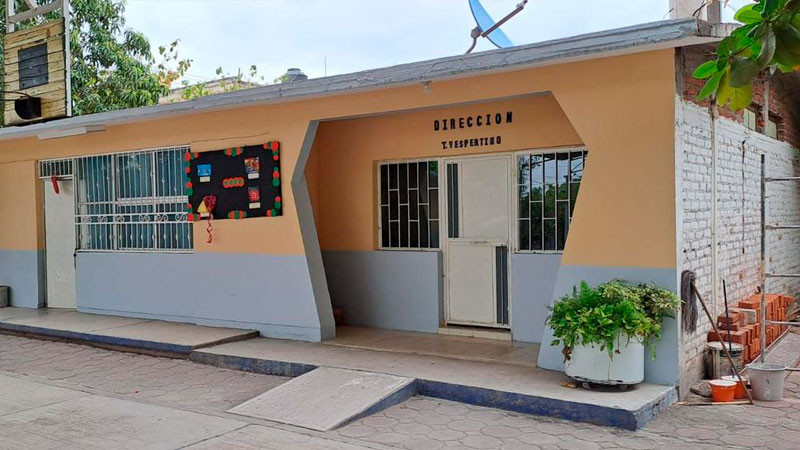 Concluye Scop Reconstrucci N De Escuelas Da Adas Por Sismo En Apatzing N