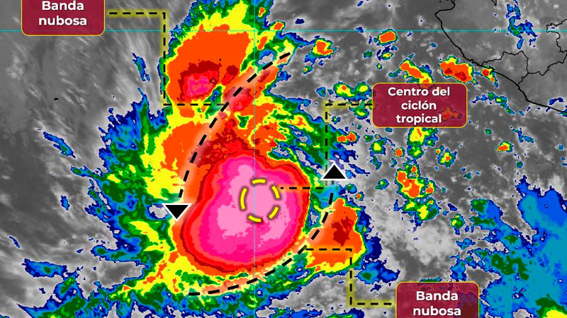 Tormenta Tropical Lidia Contin A Movi Ndose Al Sur De Baja California Sur