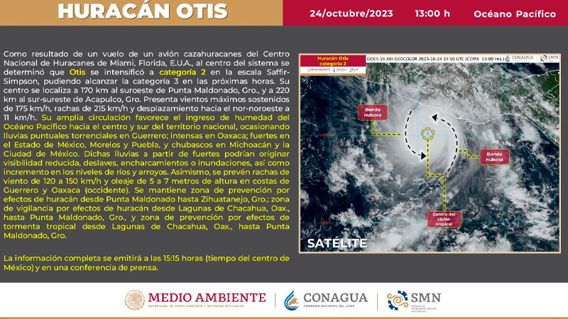 Protección Civil alerta Costa y Tierra Caliente de Michoacán por