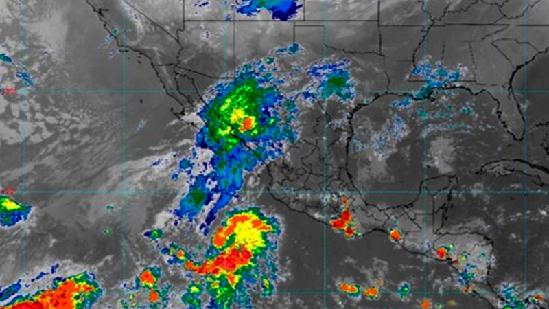 Se esperan con lluvias puntuales fuertes descargas eléctricas y