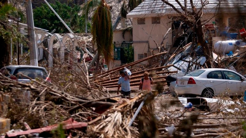 Hurac N Otis Ha Dejado Muertos Y Desaparecidos Evelyn Salgado