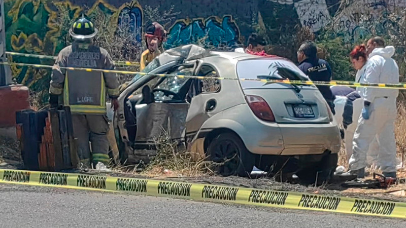 Conductor Pierde La Vida Al Chocar Con Su Veh Culo En Morelia Michoac N