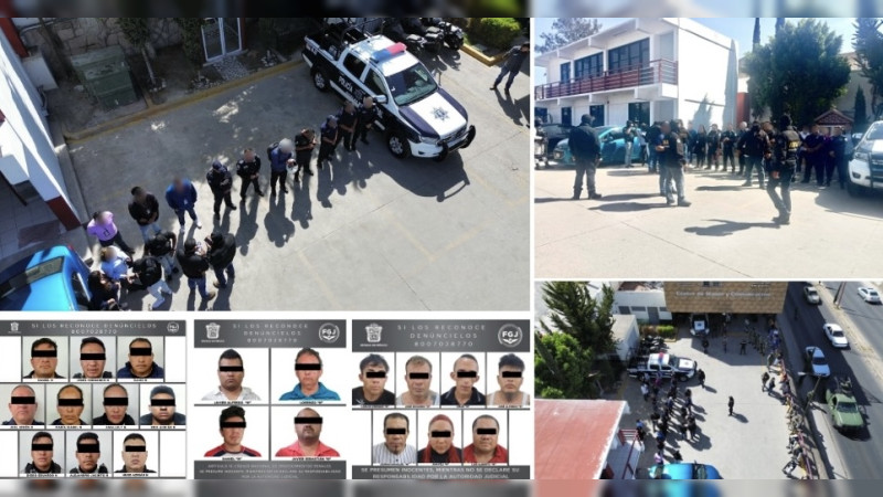 Cae banda de policías asesinos y sicarios del CJNG en Edomex Los ligan