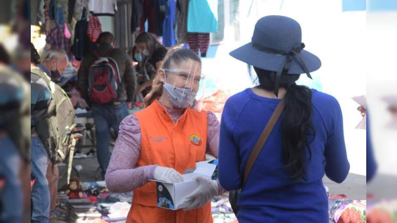 Refuerza Gobierno De Morelia Supervisión De Medidas Sanitarias En Tianguis Y Mercados 2589