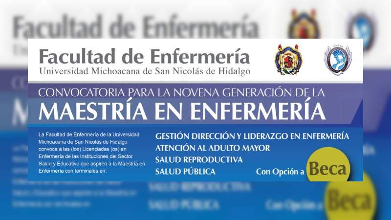 Ofrece UMSNH programa de maestría en enfermería 