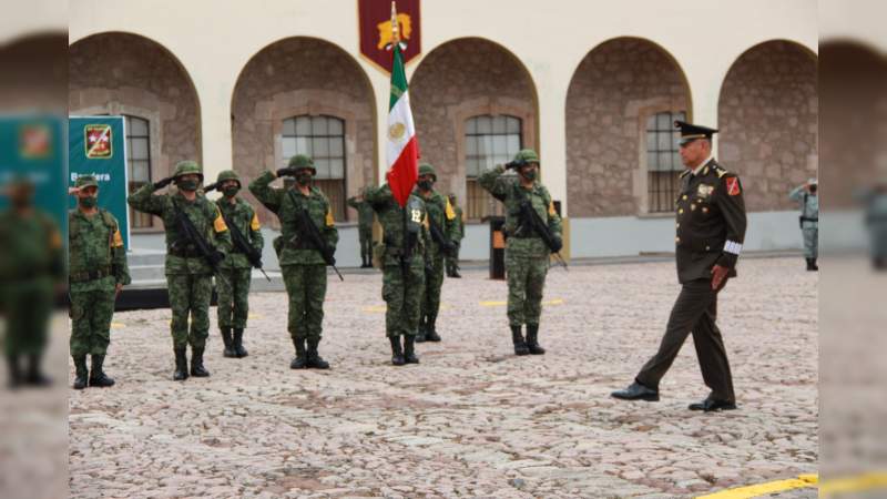 Toma posesión nuevo Comandante de la 21ª Zona Militar en Morelia, Michoacán