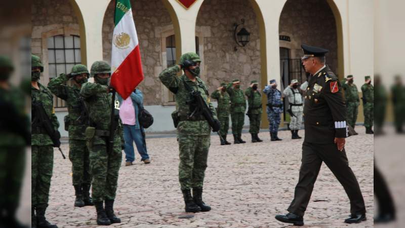 Toma posesión nuevo Comandante de la 21ª Zona Militar en Morelia, Michoacán