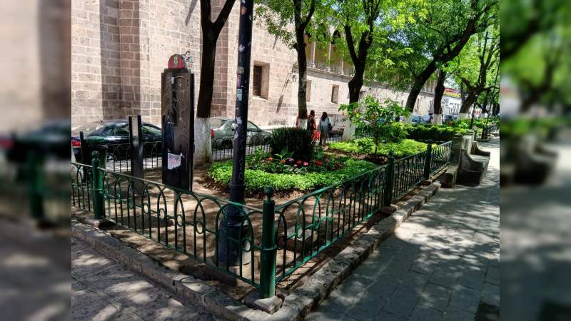 Atienden áreas verdes de la periferia y Centro Morelia 