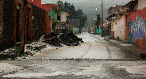 Afectadas 34 familias por granizada en Zacapu, Michoacán 