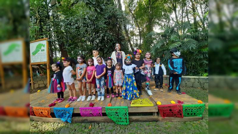 Parque Nacional de Uruapan conjuga el cuidado ambiental con las festividades del Día de Muertos 