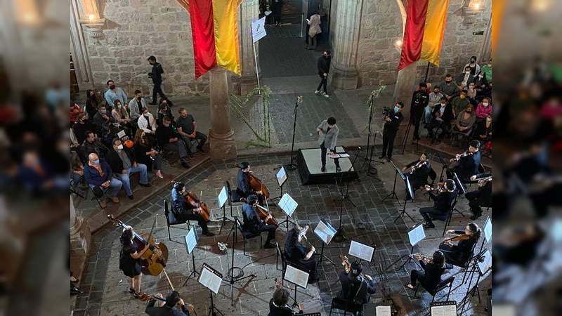 Con concierto clausura de la Orquesta del Tzintzuni, cierran festejos de Ciudad Creativa de la Música en Morelia, Michoacán