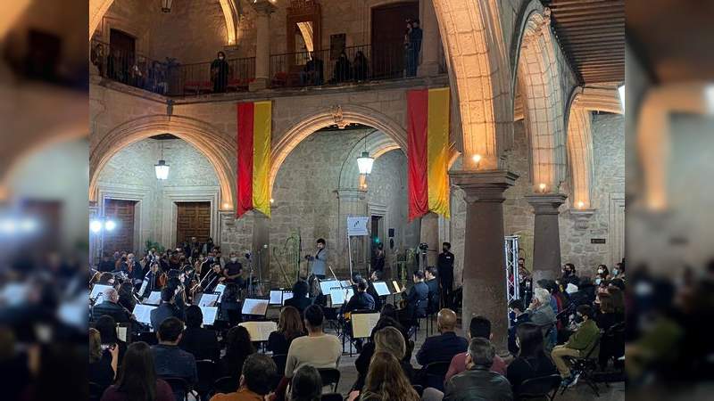 Con concierto clausura de la Orquesta del Tzintzuni, cierran festejos de Ciudad Creativa de la Música en Morelia, Michoacán