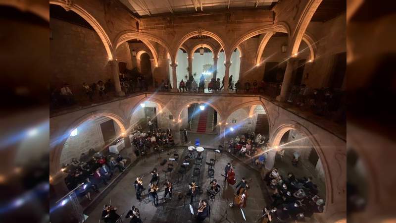 Con concierto clausura de la Orquesta del Tzintzuni, cierran festejos de Ciudad Creativa de la Música en Morelia, Michoacán