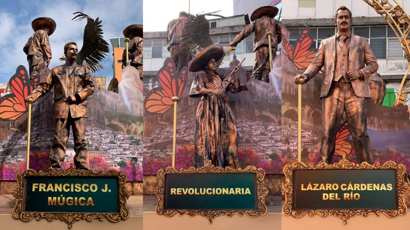 Participa Michoacán en el desfile en conmemoración de la Revolución Mexicana, en CDMX 