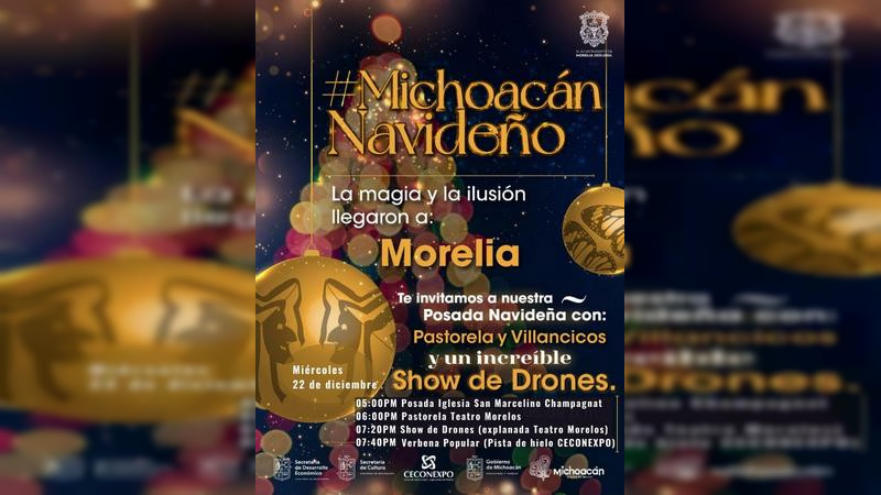 "Michoacán Navideño" llega este Miércoles a Morelia  