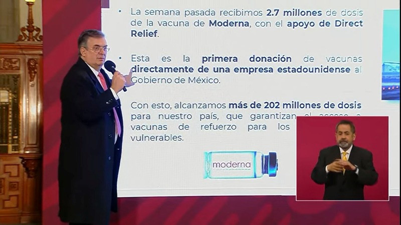 America Latina tendrá suficiencia en producción de vacunas: Marcelo Ebrard 