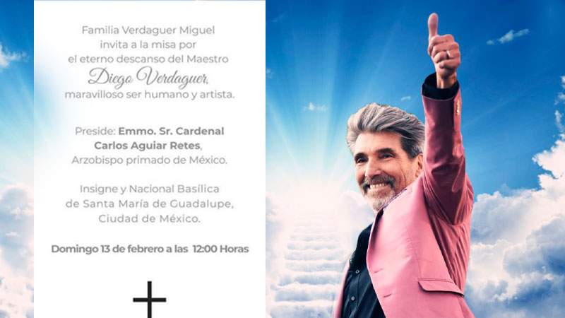 Harán misa en honor de Diego Verdaguer en la Basílica de Guadalupe