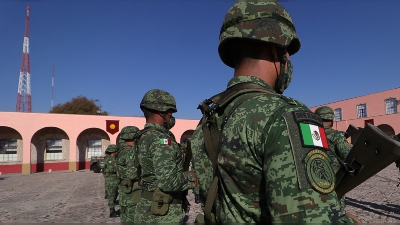 Ejército Mexicano Refuerza Uruapan Con Más De 300 Elementos