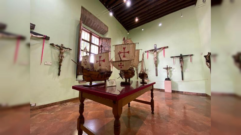 Se expone colección de Cristos en el Museo de Arte Colonial en Morelia 