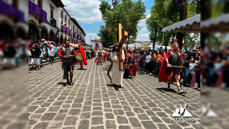 La celebración de Semana Santa avanza en orden en Pátzcuaro: Protección Civil 