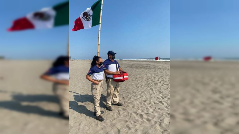 Saldo blanco en playas de Lázaro Cárdenas durante la Semana Santa