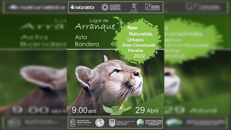 Secretaría de Medio Ambiente invita a sumarse al reto NaturaLista 