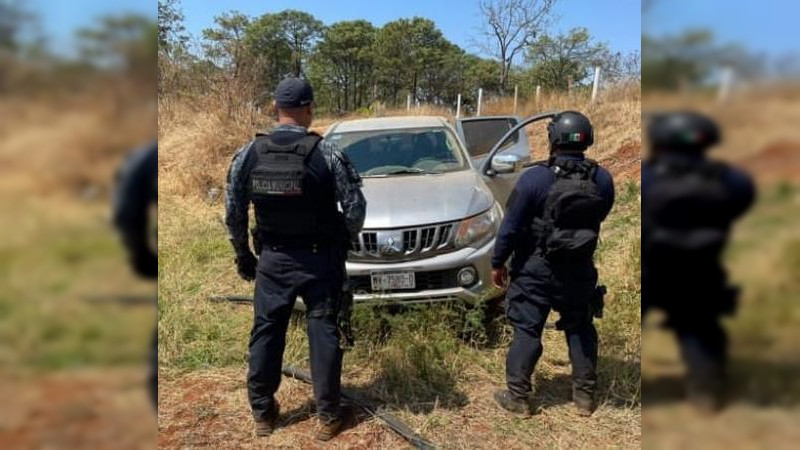 Elementos De Seguridad Recuperan Vehículo Con Reporte De Robo E Impactos De Bala En La 1206