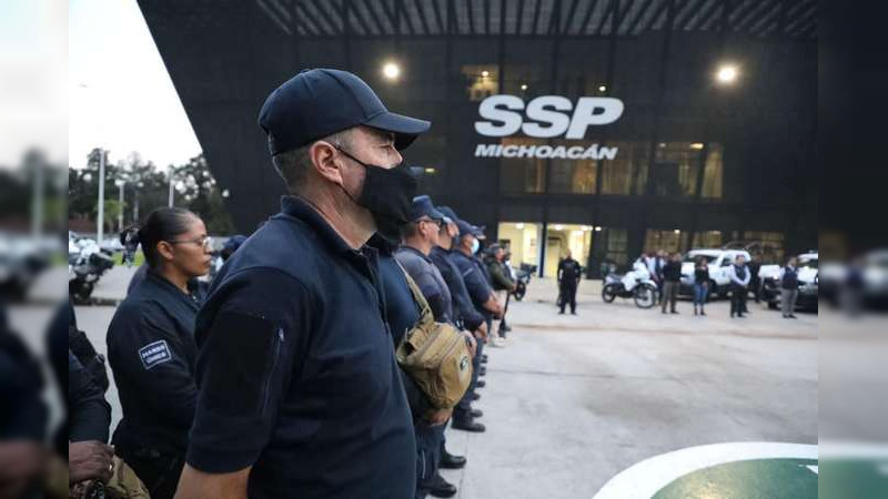 SSP comienza a retirar logotipos de Policía Michoacán y transformarse en Guardia Civil  