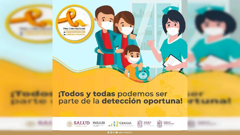 Septiembre, mes de la concientización sobre el Cáncer Infantil: Secretaria de Salud de Michoacán 