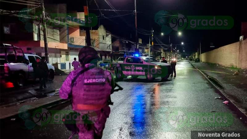 Asesinan a tiros a un joven en la Avenida del Vergel en Zamora, Michoacán 