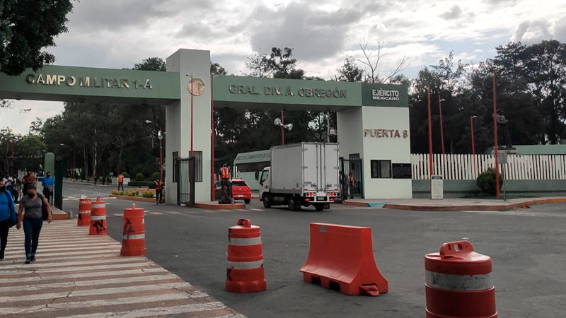 Inician acciones de reconocimiento en instalaciones militares del Campo Militar No. 1 en CDMX 