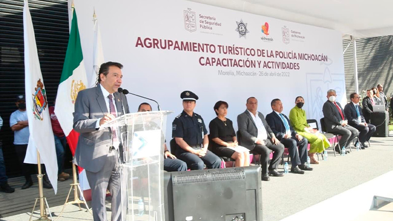 A tráves de la Policía Turística, Michoacán mejora su competitividad 