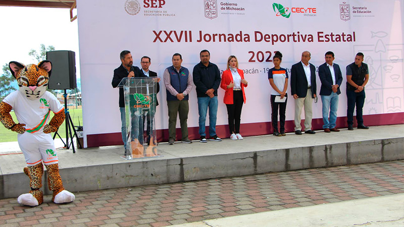 Inicia Cecytem Michoacán su XXVII Jornada Deportiva Estatal