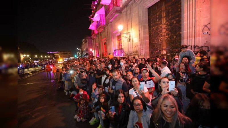 Se viste de color y magia Morelia, con el Desfile de catrinas y catrines