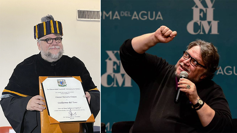 Guillermo del Toro recibe doctorado honoris causa de la UNAM 