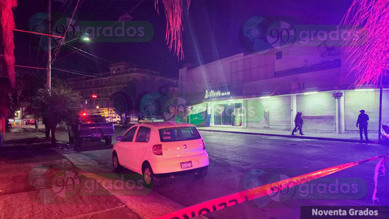 En bar del centro de Zamora, Michoacán, asesinan a joven, presunto trabajador