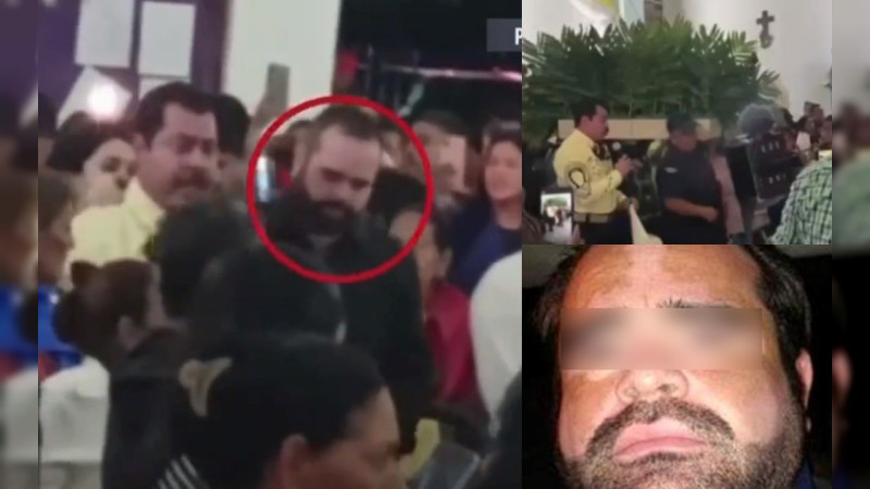 Escoltado por municipales y con el cantante Ezequiel Peña, “El Tucán”, histórico líder Templario, celebra a la Virgen en Michoacán 