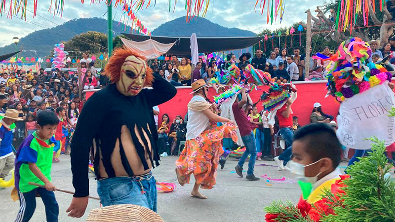 Carnaval del Torito 2023 en Ziráhuato, municipio de Zitácuaro