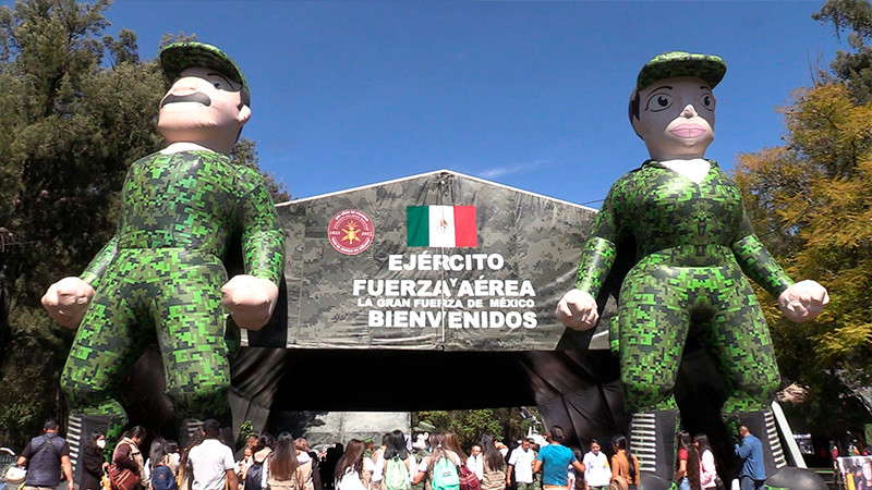 Inauguran la exposición "La Gran Fuerza de México" en CECONEXPO Michoacán 