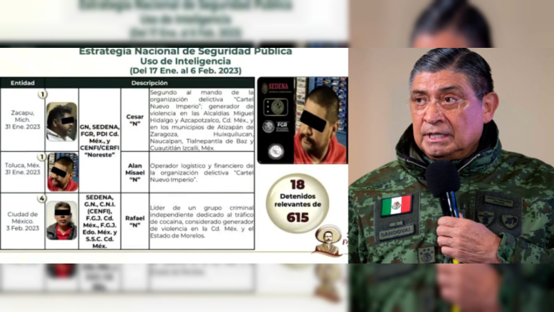 Cae en Zacapu, Michoacán, líder del “Cártel Nuevo imperio”, informa Sedena 