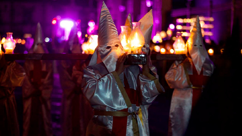 Este Viernes Santo, vive la Procesión del Silencio en Morelia 