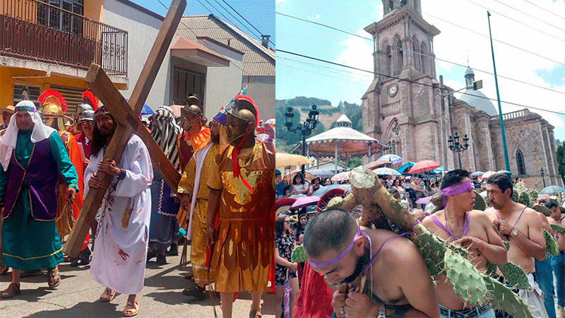 Procesiones y Viacrucis destacan este viernes en todas las regiones de Michoacán 