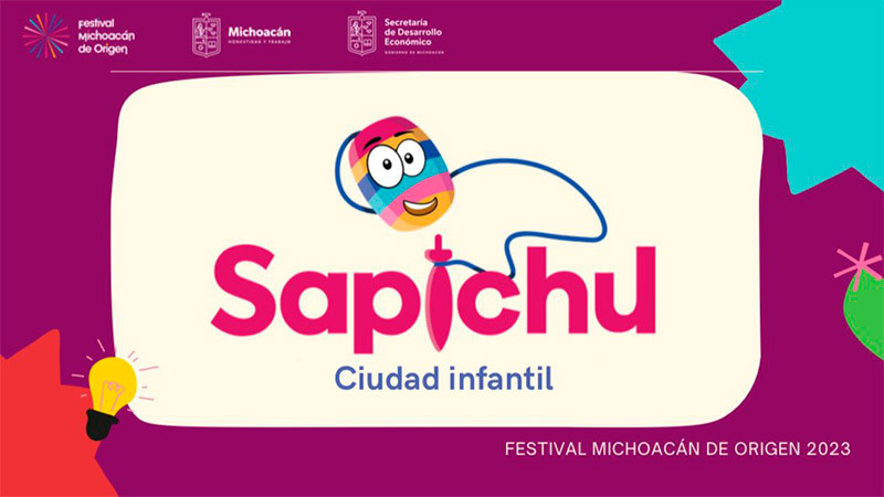 Anuncia Sedeco innovadora área infantil en el Festival Michoacán de Origen 2023