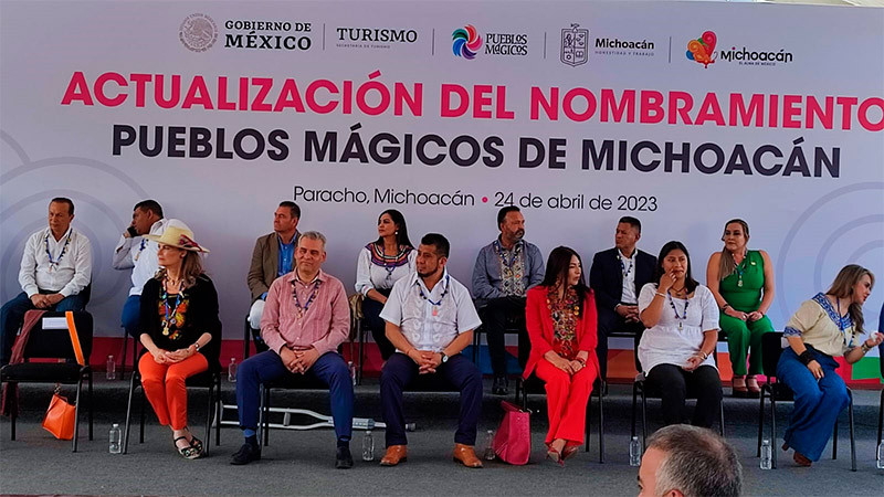 Sectur Federal actualiza nombramiento a los pueblos mágicos de Michoacán 